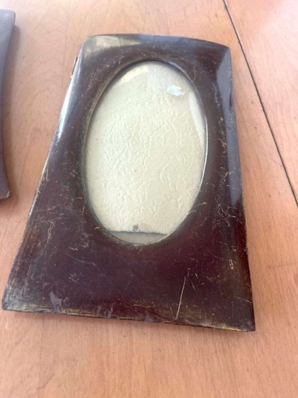 Pair of Antique  Art Nouveau Mahogany Wooden Frames - Picture 2 of 5